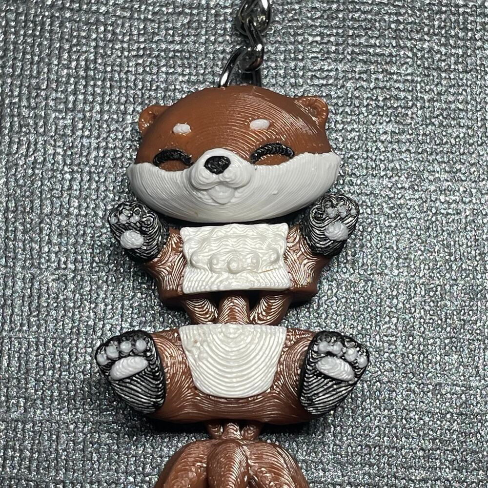 3D Printed Otter Key Ring